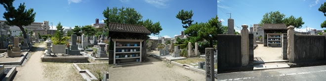 中津墓地の施設