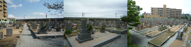 上田墓地の施設
