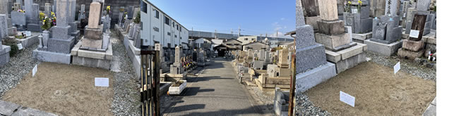 神崎町墓地の施設