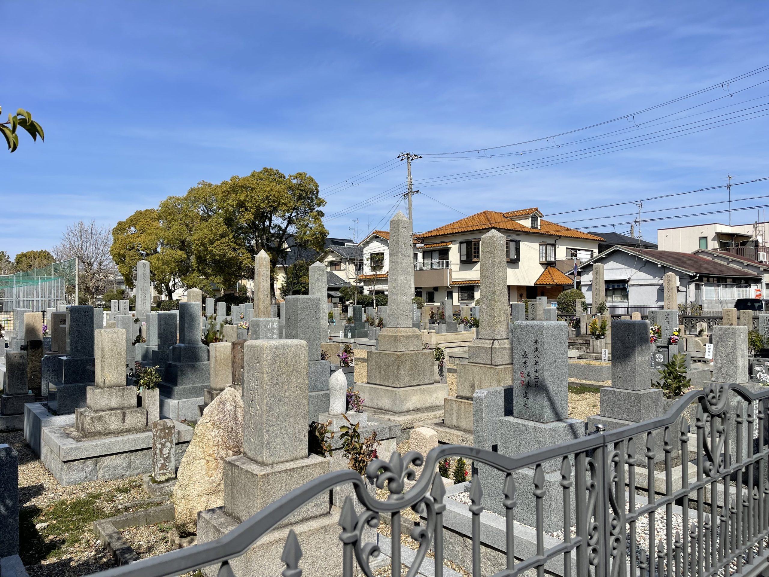 栗山墓地の聖地