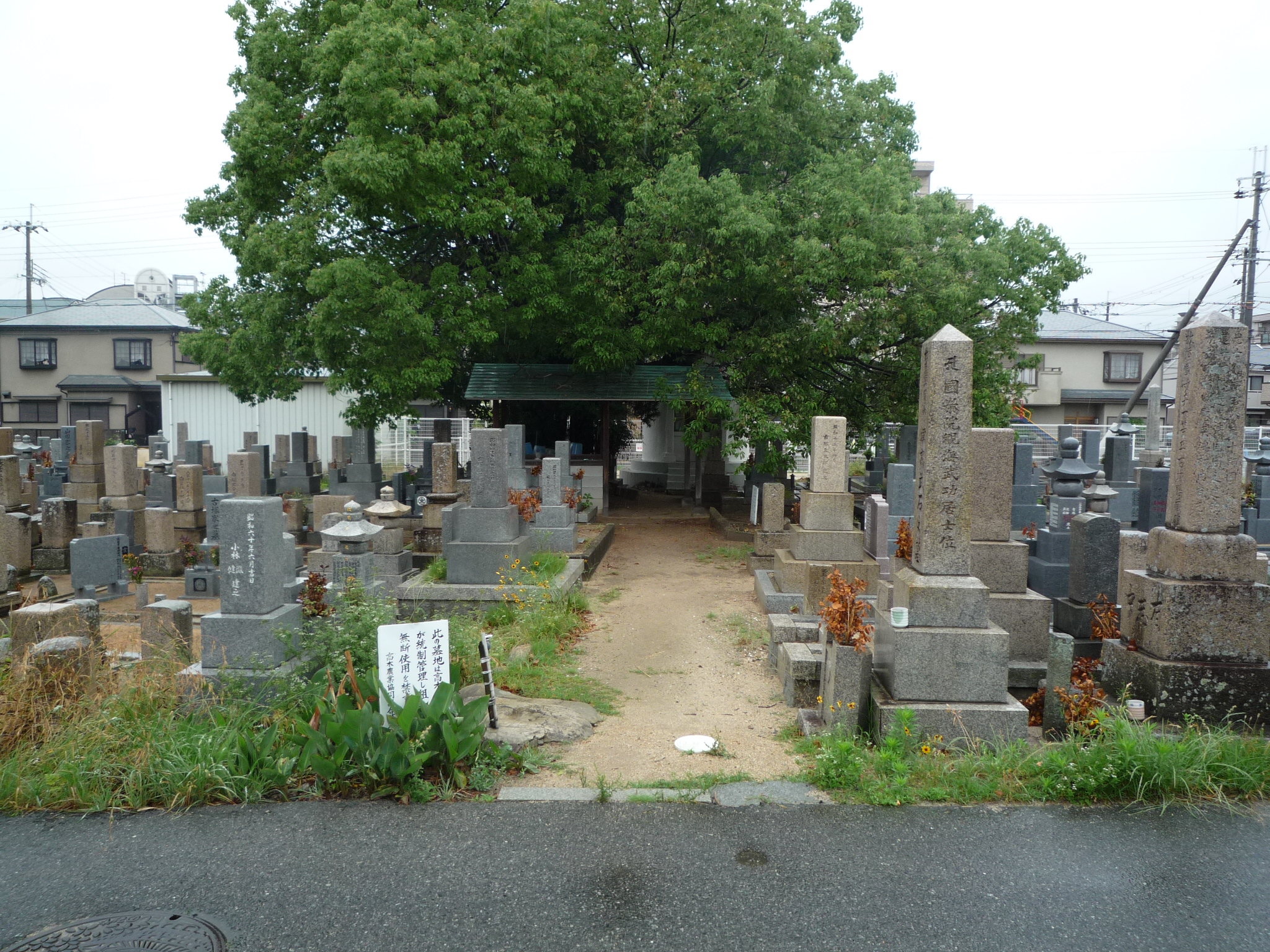 松並墓地の聖地